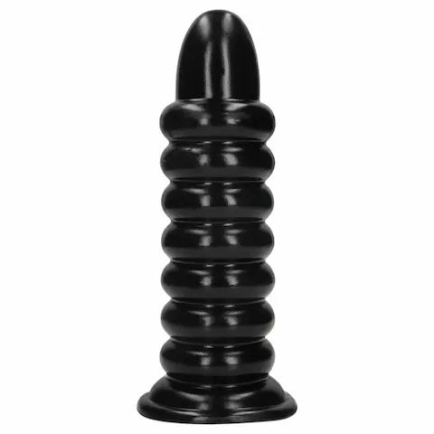 Au! Spiral Force – kroucený anální kolík (černý) – 23,5 cm