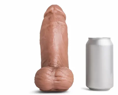 Mr. Hankey’s Toys Topher Michels Medium, prémiové silikonové dildo s Vac-U-Lock 21,5 x 5,7–6,8 cm