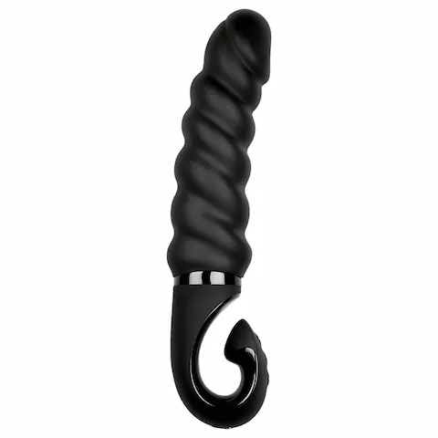 Gvibe – vibrátor pro G-bod – dobíjecí, voděodolný silikon – černý