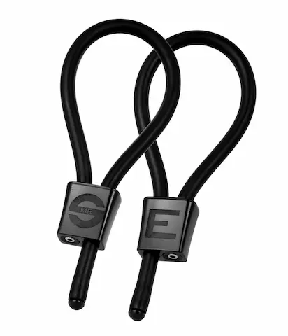 Electrastim x Mr. S Leather Prestige Electro-Sex Cock Loops, dvě unipolární elektrody na penis a varlata