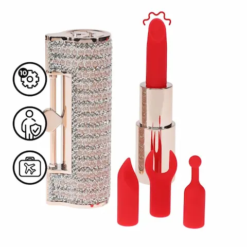 Loveline Tiffany Lipstick mini se 4 nástavci