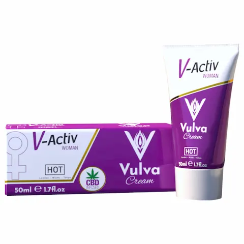 Hot V-Active – stimulační intimní krém pro ženy – 50ml