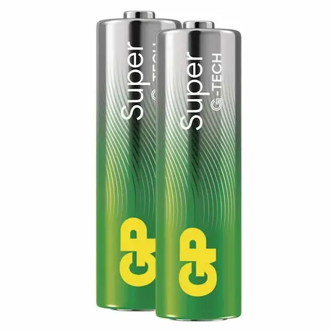 GP Super – alkalická baterie AA 2 ks