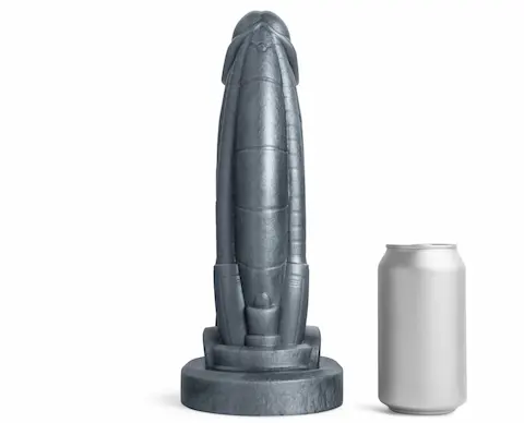 Mr. Hankey’s Toys Sex Machine Large, prémiové silikonové dildo s Vac-U-Lock 30,6 x 5,5–7,4 cm