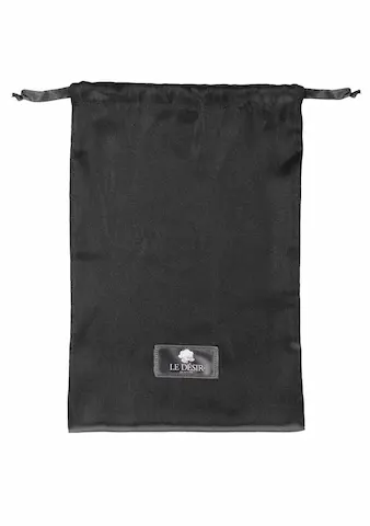Shots Le Désir Satin Bag Black, textilní vak na erotické prádlo a hračky 32 x 22 cm