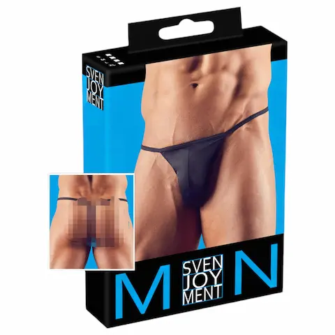Svenjoyment – Mini tanga pro muže (černá)