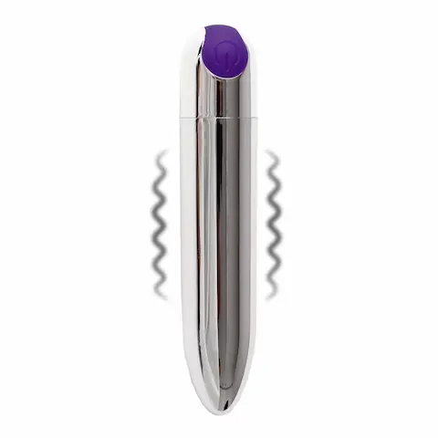 BASIC X Gina minivibrátor stříbrný