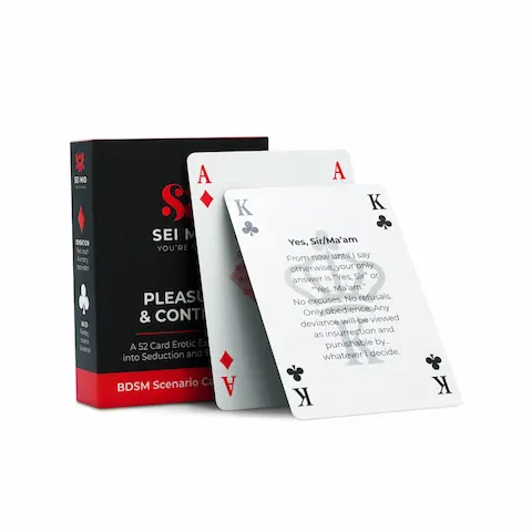 Sei Mio Pleasure & Control – BDSM karetní hra (52 karet)