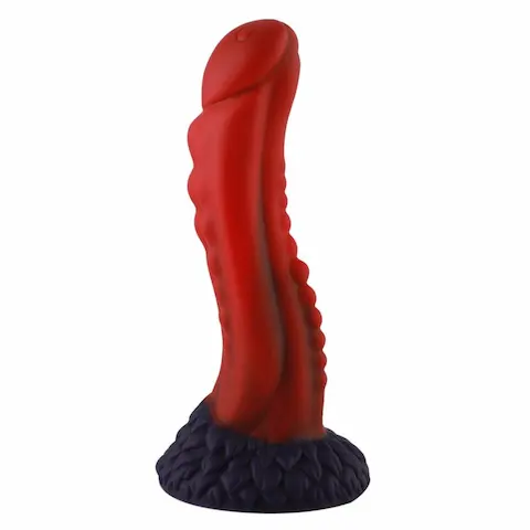 Hismith HSA116, silikonové dildo s přísavkou a KlicLok konektorem 21 x 4,5 cm
