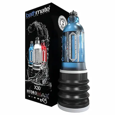 Bathmate Hydromax 7 Wide Boy – hydropumpa (modrá)