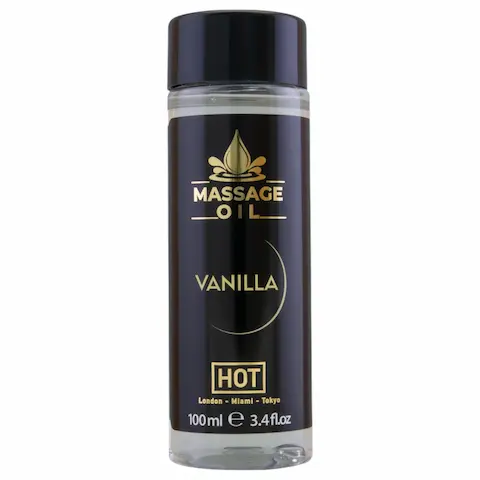 HOT – masážní olej na pokožku – vanilka – 100 ml