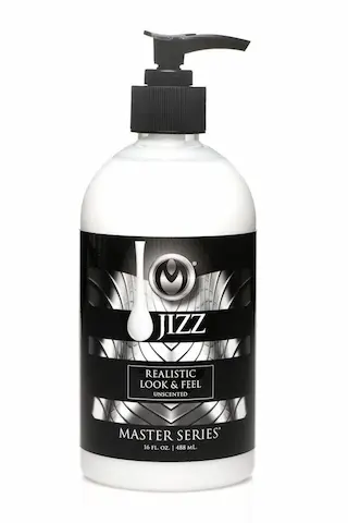 Master Series Jizz Unscented 488 ml, lubrikant na vodní bázi s konzistencí spermatu