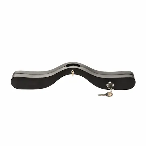 Master Series Exposed E-Stim Wooden Humbler Black