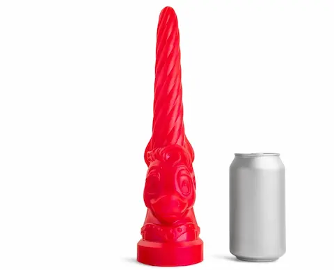 Mr. Hankey’s Toys Unicorn Dildo S, prémiové silikonové dildo s Vac-U-Lock 30 x 2,2–3,8 cm