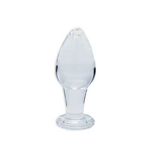 Clarity Utopian Bud, anální kolík z borosilikátového skla 9,5 x 4,2 cm
