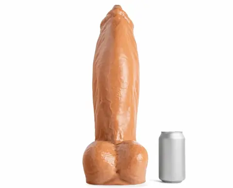 Mr. Hankey’s Toys Kane Korso 4XL, prémiové silikonové dildo s Vac-U-Lock 43,4 x 9,4–12,3 cm