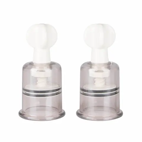EasyToys Fetish Nipple & Clit Suckers Medium 2 pcs, sada 2 ks přísavek na bradavky