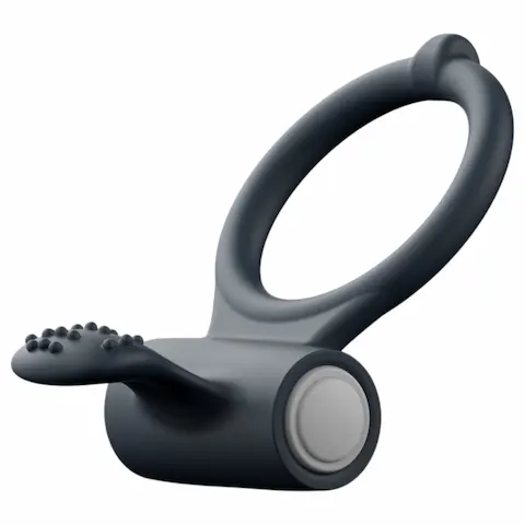 Dorcel Power Clit – vibrační kroužek na penis (černý)