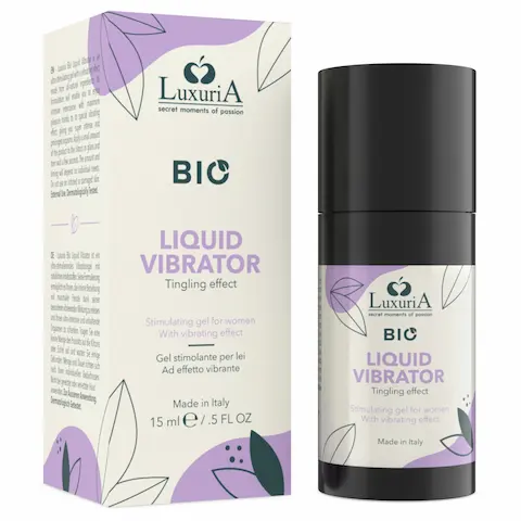 Intimateline Luxuria BIO – tekutý vibrační gel pro ženy (15 ml)