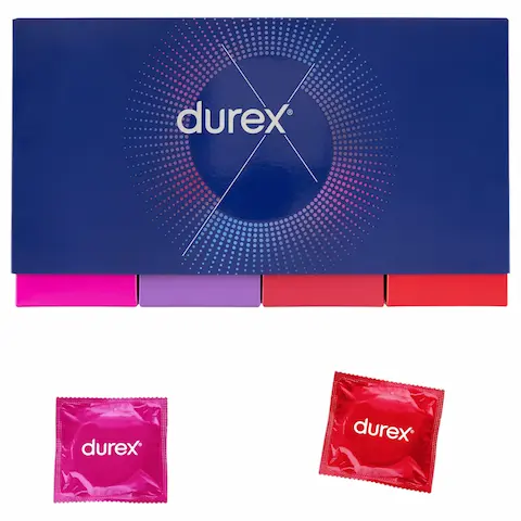 Durex Fun Explosion – sada kondomů – mix variant – 40 ks