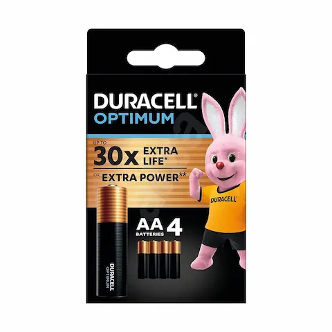 Baterie – Duracell Optimum AA/LR6 4ks