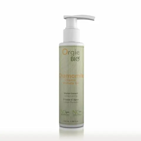 Orgie BIO Chamomile Intimate Gel 100 ml, veganský lubrikant na vodní bázi s heřmánkem