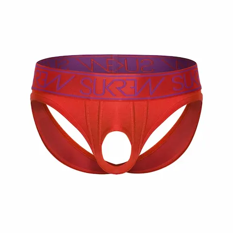 Slipy Sukrew U-Style V-Brief Vermilion