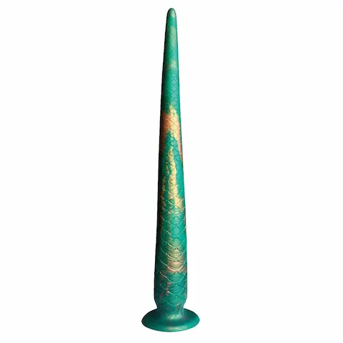 Power Monsters Verdant Titan dildo ve tvaru ocasu draka