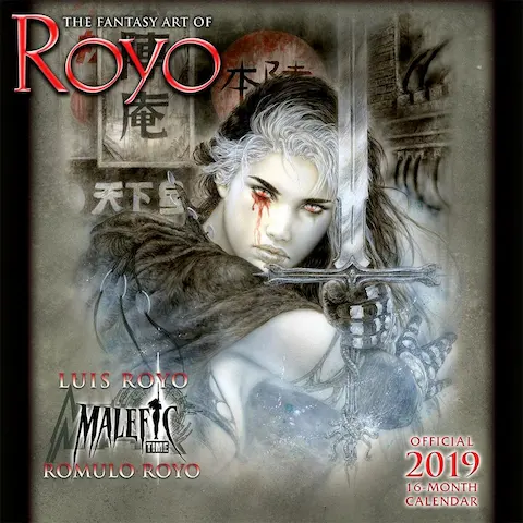 FANTASY ART OF ROYO – 2019 CALENDAR