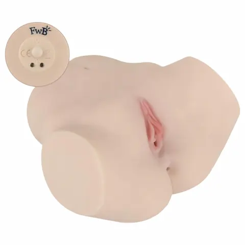 FWB – Evelyn Harris realistický vibrační torzo masturbátor (přírodní)