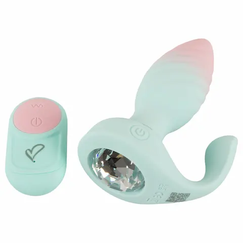 Beau Coeur Juvela – anální vibrátor plug – tyrkysový