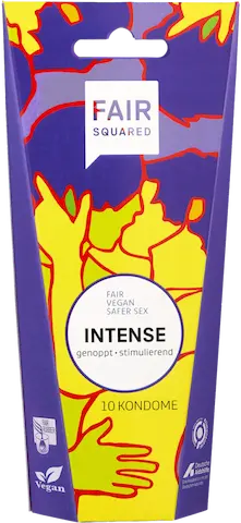 Fair Squared Single: Intense, 10 Fair Trade condoms