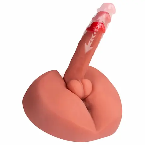 Hidden Desire Bangers Hardcore Deep Fucker, realistické dildo s vibracemi a přirážením 31 x 4,5 cm
