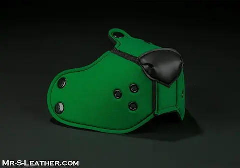 Mr. S Leather Neoprene K9 Muzzle Hunter, neoprenový čumák pro puppy play