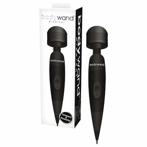 bodywand Midnight kompaktní síťový wand-masážní přístroj – černý