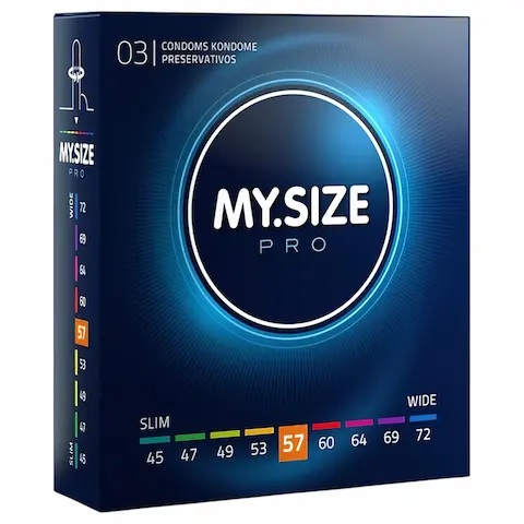 My.Size PRO – kondom na míru – 57 mm (3 ks)