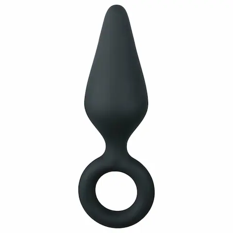 EasyToys Pointy Plug S – anální kolík (černý) – malý