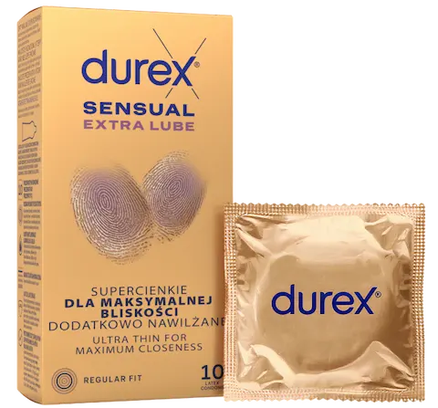 DUREX Sensual Extra Lube 10 pcs