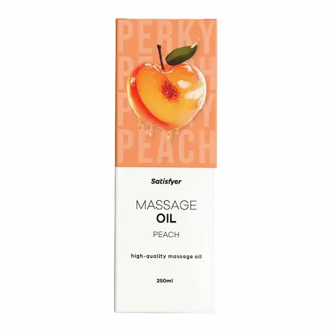 Satisfyer masážní olej Peach 250 ml