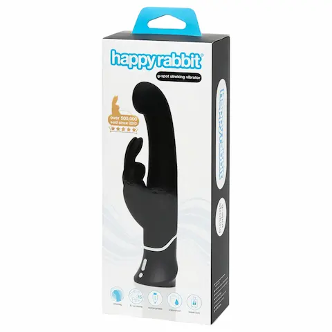Happyrabbit – vibrátor na bod G s výkyvnou hlavicí a ramenem na klitoris