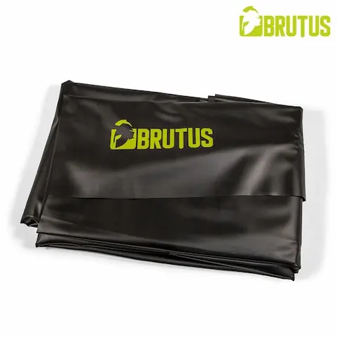 Brutus XXL Play Sheet, černé voděodolné vinylové prostěradlo 220 x 140 cm