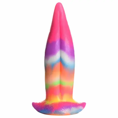 Creature Cocks Tongue – svítící silikonový dildo – 21 cm