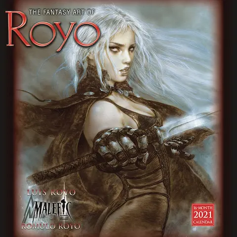 FANTASY ART OF ROYO – 2021 CALENDAR