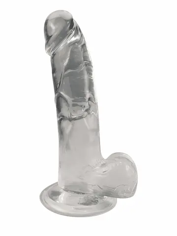 BASIC X Rocco transparentní penis s přísavkou