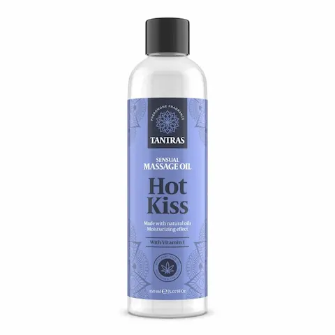 Tantras Hot Kiss 150 ml, erotický masážní olej s vůní