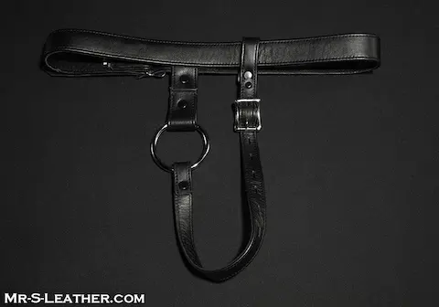 Postroj Mr. S Leather Deluxe Locking Butt Plug Harness