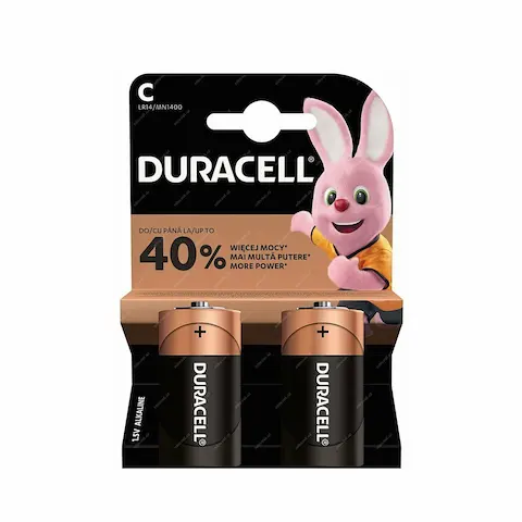 Baterie – Duracell Basic C/LR14 2ks