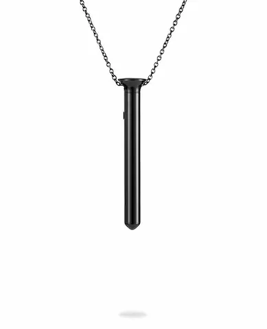 Crave • Vesper Mini – Black – Vibrator Necklace