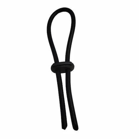 Slave4master E-Stim Cock Lasso, stahovací silikonová smyčka na penis a varlata
