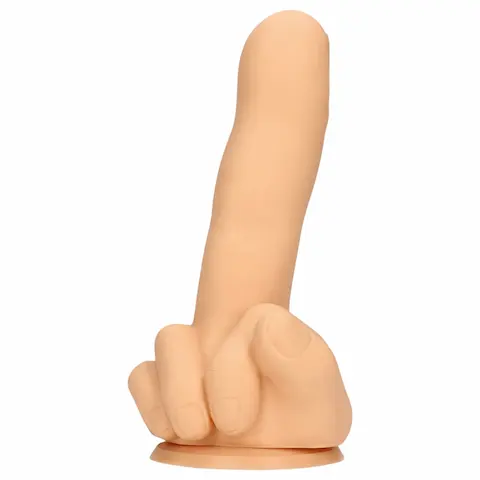 S-Line – dildo na prostřední prst (přírodní)